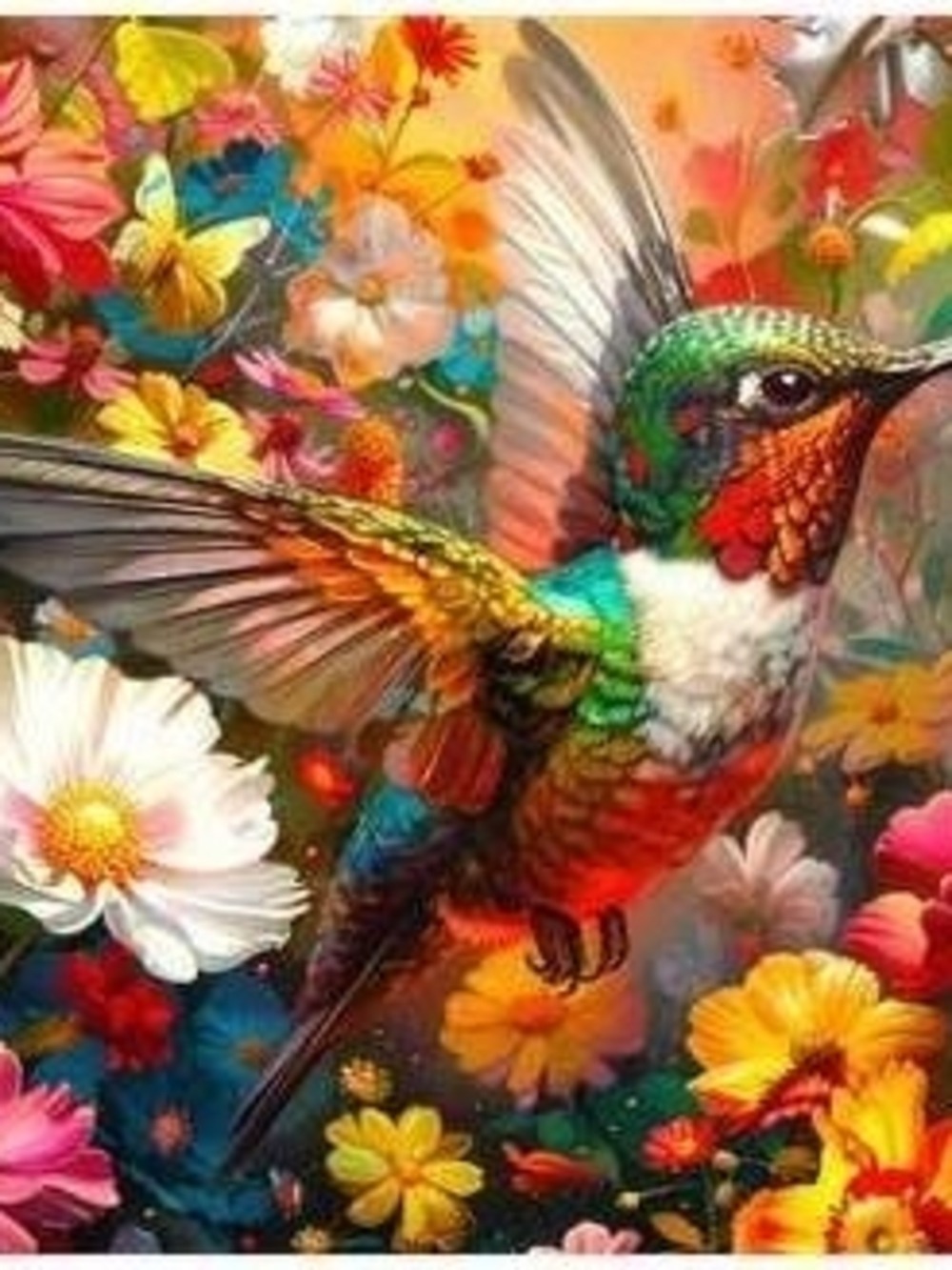 🧩ALL PUZZLES 2/$16🧩 Springbok "Hummingbird Dream" Factory Sealed - Picture 2 of 3